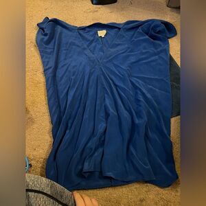Mason blue silk dress 4‎